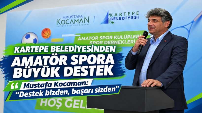 Kartepe Belediyesinden Amatör Spora Önemli Destek