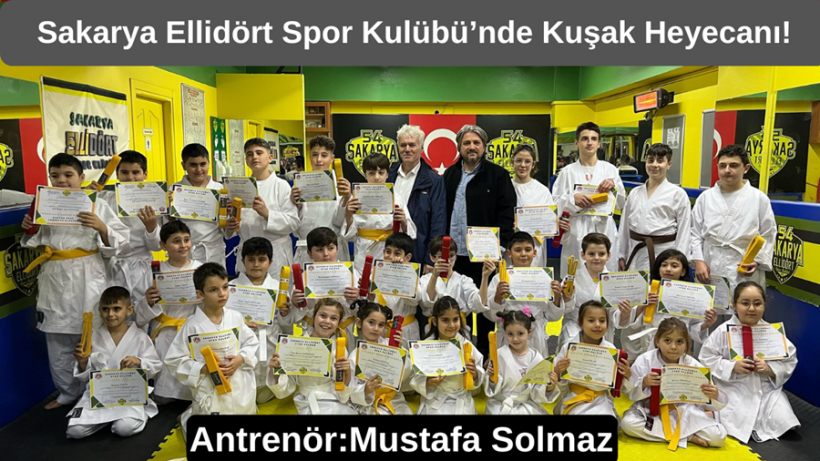 Sakarya 54 Spor Kulübü’nde Şubat Dönemi Kemer Sınavı Gerçekleştirildi