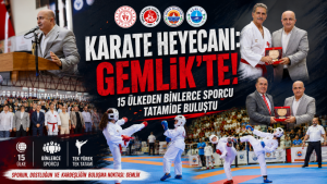 Gemlik’te Karate Heyecanı: 15 Ülkeden Binlerce Sporcu Tatamide Buluştu