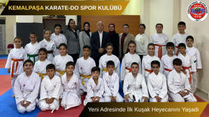 Kemalpaşa Karate-Do Spor Kulübü, Yeni Salonunda İlk Kuşak Sınavını Gururla Gerçekleştirdi