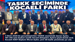 TASKK Genel Kurulu’nda Şener Aydın yeniden başkan