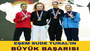 Uşak Karate'nin Gururu Eşem Sude Tural, Gençlik Ligi Dünya İkincisi Oldu.