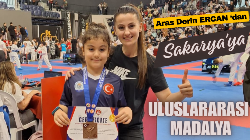 Aras Derin Ercan’dan Sakarya’ya Gurur Veren Madalya Aras Derin Ercan’dan Sakarya’ya Gurur Veren Madalya