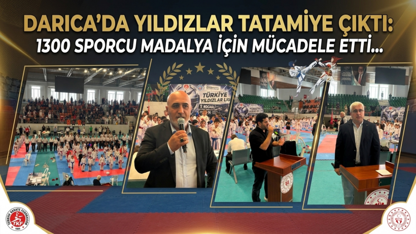 DARICA’DA YILDIZLAR TATAMİYE ÇIKTI: 1300 SPORCU MADALYA İÇİN MÜCADELE ETTİ DARICA’DA YILDIZLAR TATAMİYE ÇIKTI: 1300 SPORCU MADALYA İÇİN MÜCADELE ETTİ