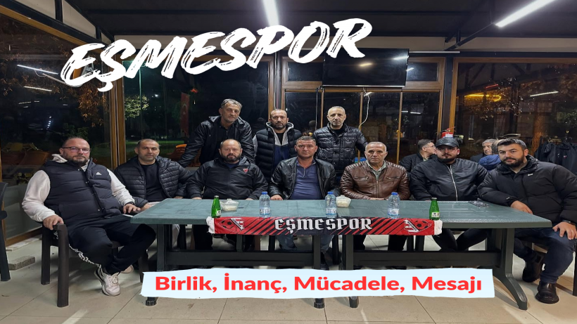 EŞMESPOR’DA BAŞKANLIK KRİZİ SON BULDU: ÖZER GÖREVİNE DEVAM EDİYOR