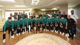 Kocaelispor’un şampiyon gençleri Başkan Büyükakın’a gitti