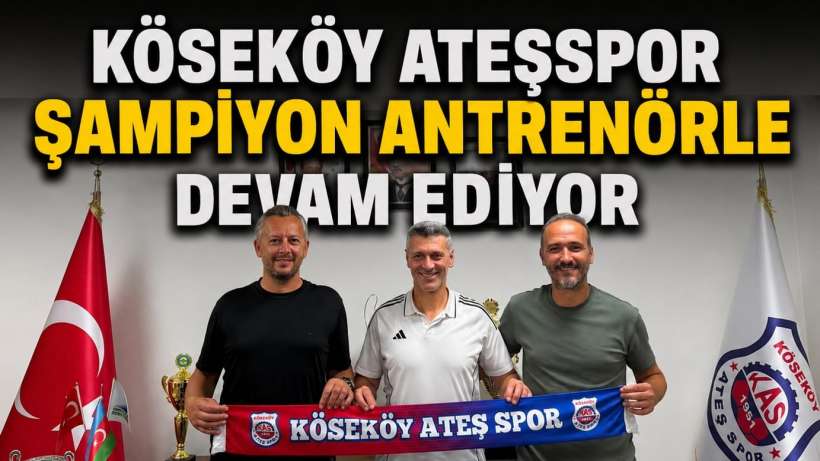 ŞAMPİYON ANTRENÖRLE YOLA DEVAM